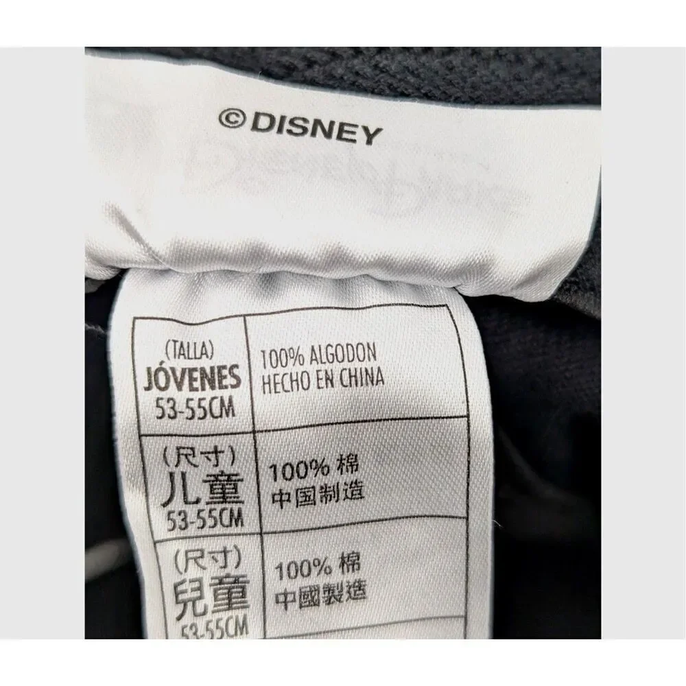 Disney Parks Angry Mickey Mouse‎ Hat Youth Black Graffiti Streetwear